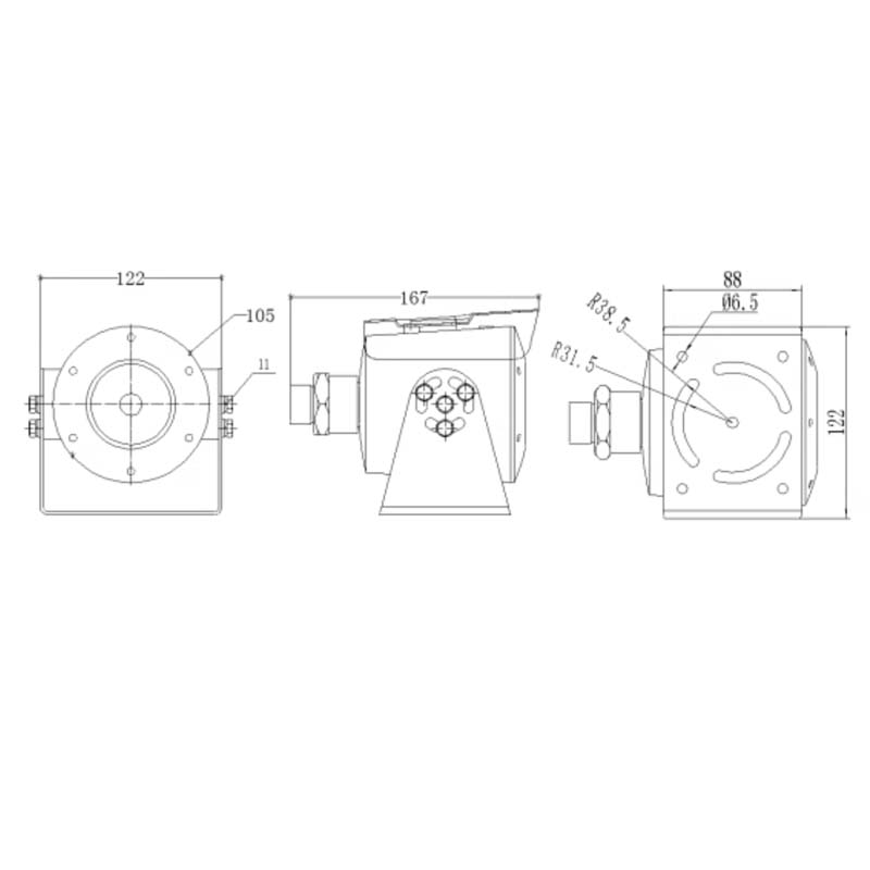 HD Factory Customization 1080P AHD Explosion-Proof Vehicle Waterproof Camera