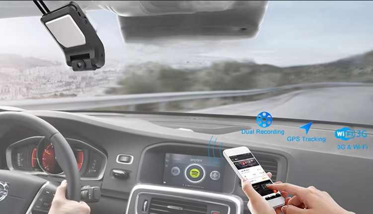 1CH 4CH 512GB SD Card Buit-in G-Sensor Vehicle Safety System AI Dash Camera