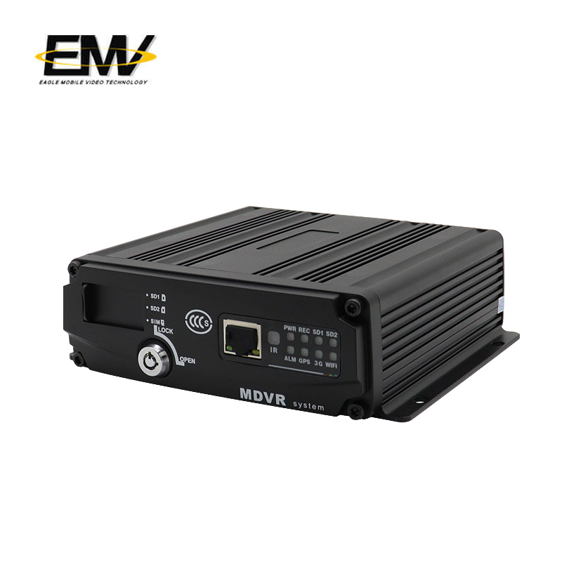 4 Channel Video Recorder School Bus Mobile DVR With 1080P AHD 4G GPS