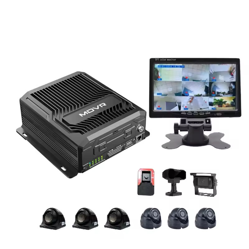 8Channel HDD Vehicle Security Camera System Tracking CCTV