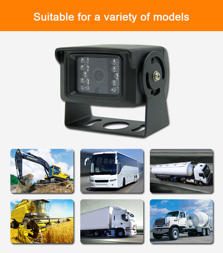1080P Waterproof IP68 Rear View Camera Vehicle Reversing Aid for School Buses