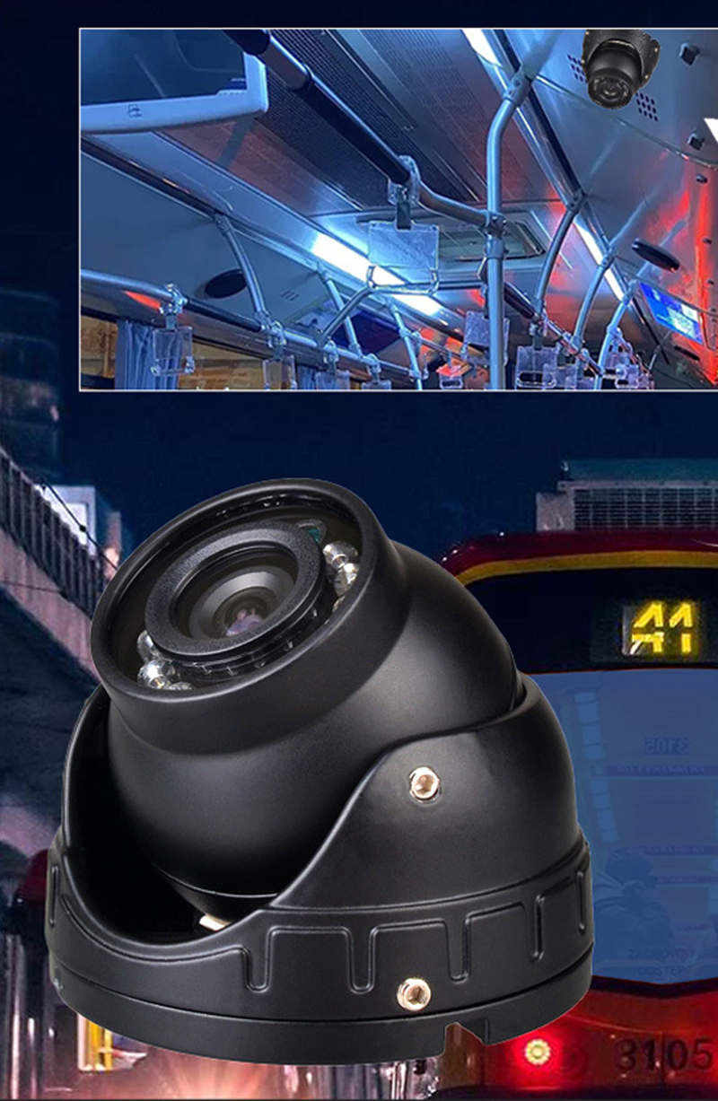 Factory Customizable HD 1080P Network Vehicle Dome IP Camera School Bus Monitor